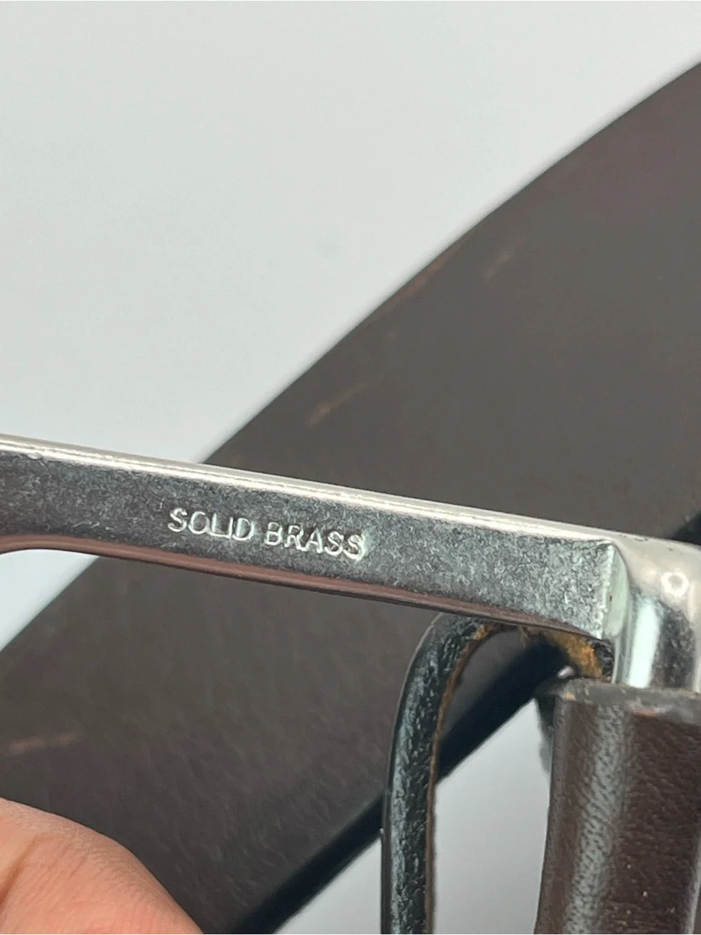 Unknown brown genuine